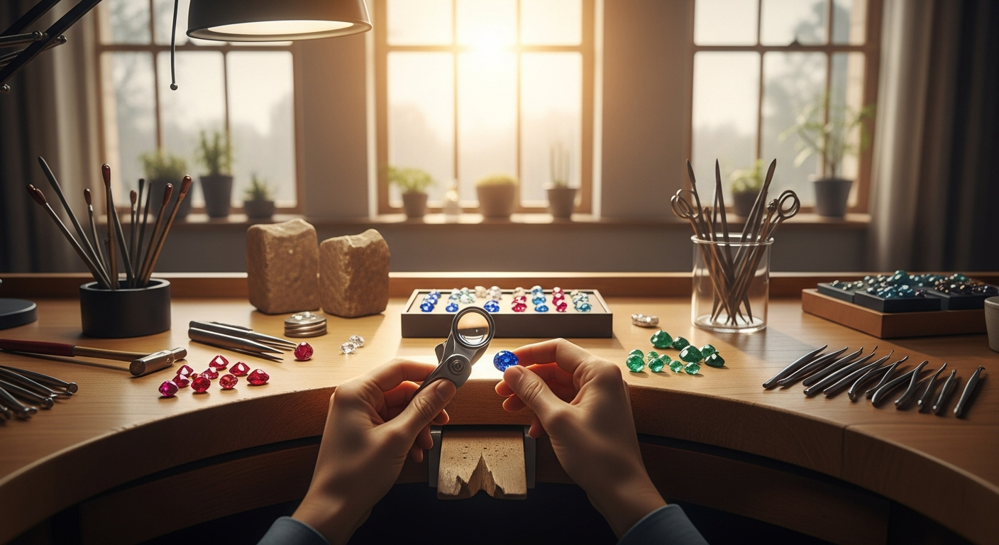 Parures complètes saphir coordonnées luxueuses