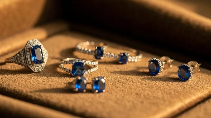 Styles et types de bijoux en saphir